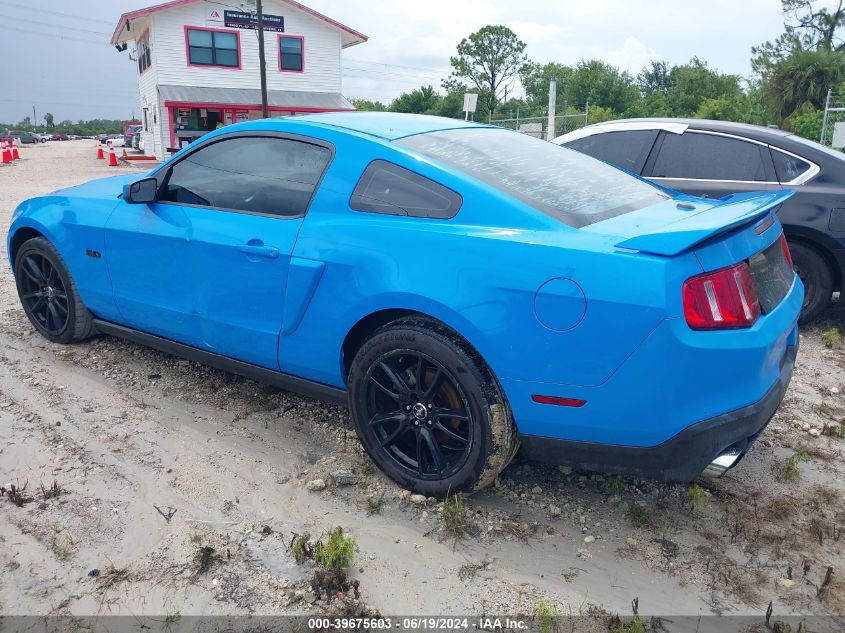 2012 Ford Mustang Gt Premium VIN: 1ZVBP8CFXC5253821 Lot: 39675603