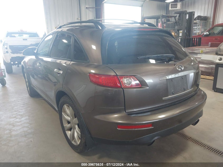 2003 Infiniti Fx35 VIN: JNRAS08W03X204350 Lot: 39675635