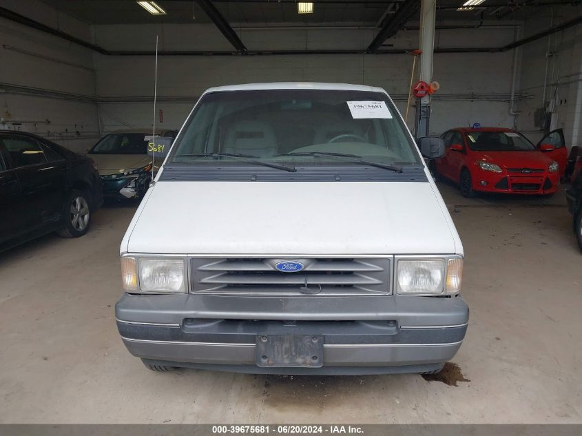 1993 Ford Aerostar VIN: 1FMDA41X3PZA39491 Lot: 39675681