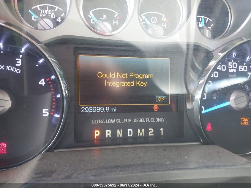 2011 Ford F-250 Lariat VIN: 1FT7W2BT2BEB93970 Lot: 39675692