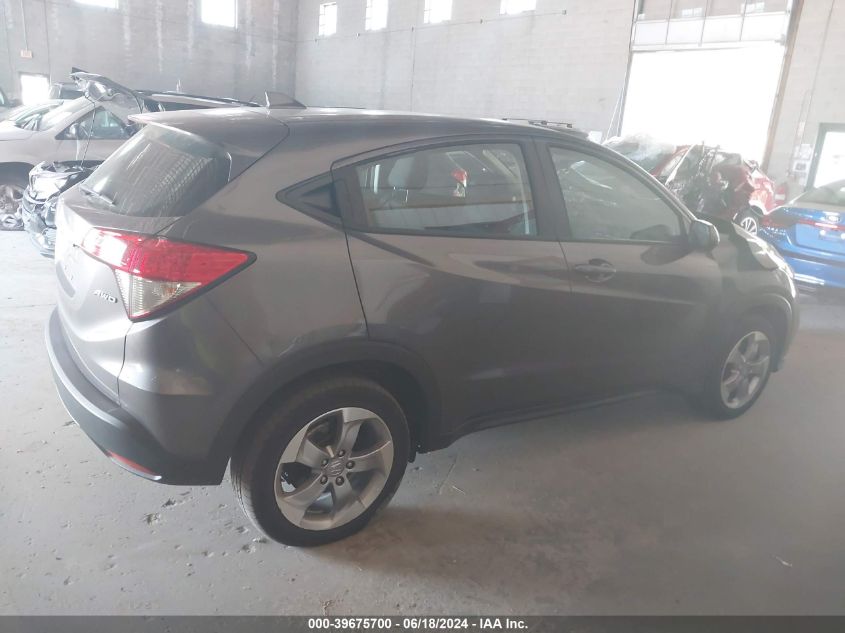 2020 Honda Hr-V Awd Lx VIN: 3CZRU6H36LM720119 Lot: 39675700