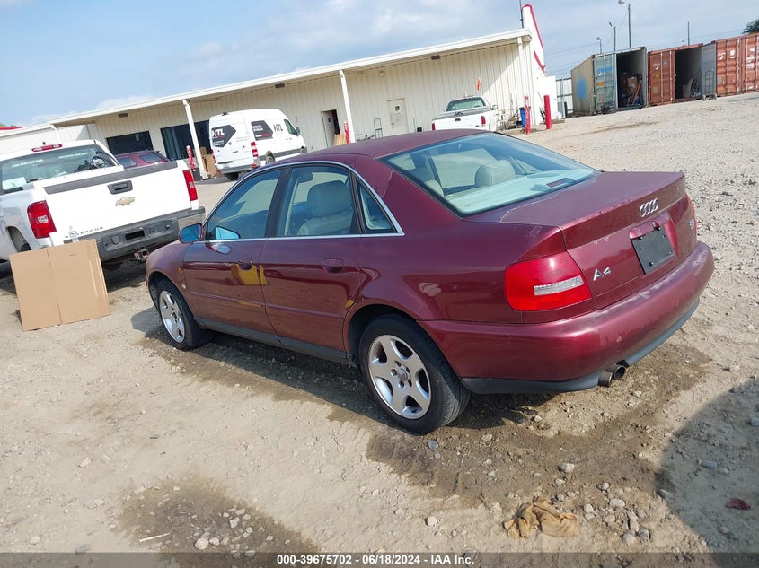 1999 Audi A4 2.8 VIN: WAUED28D1XA241578 Lot: 39675702