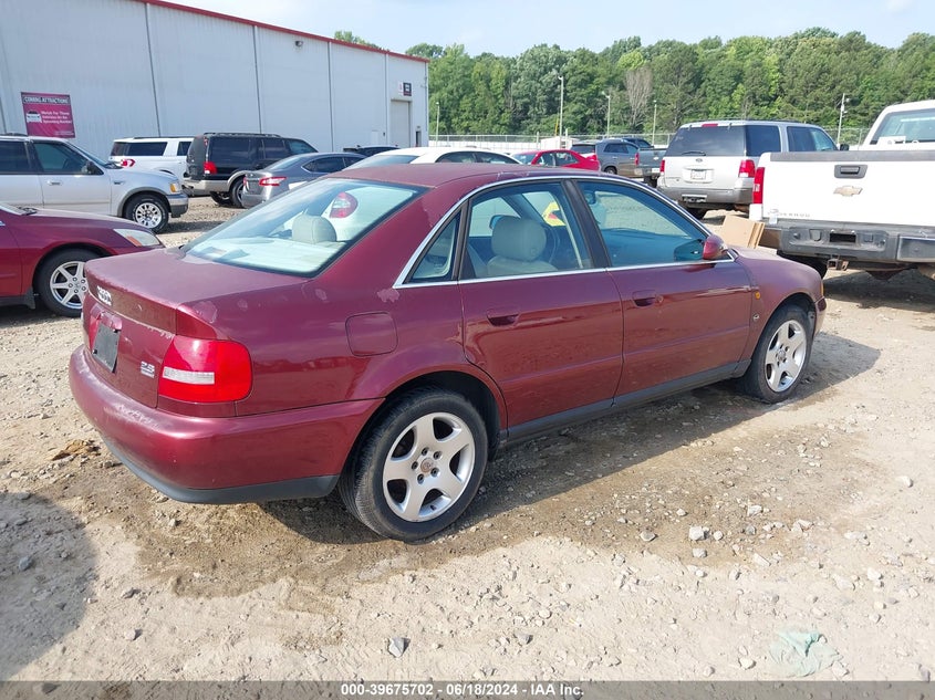 1999 Audi A4 2.8 VIN: WAUED28D1XA241578 Lot: 39675702