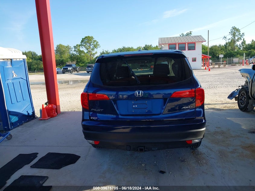 2017 HONDA PILOT EX - 5FNYF6H39HB068667