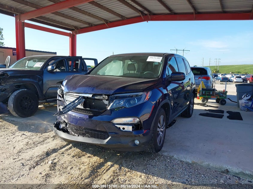 2017 HONDA PILOT EX - 5FNYF6H39HB068667