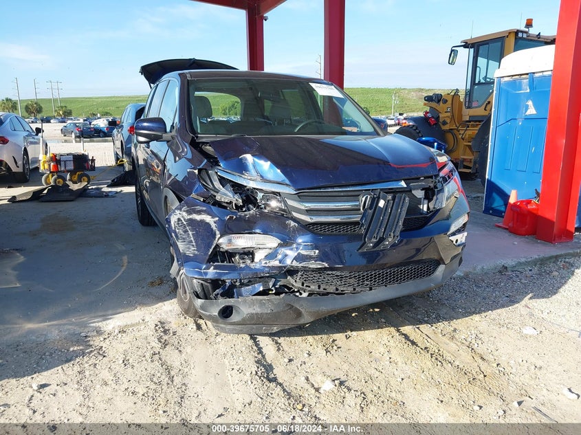 2017 HONDA PILOT EX - 5FNYF6H39HB068667