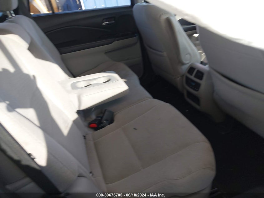 2017 HONDA PILOT EX - 5FNYF6H39HB068667