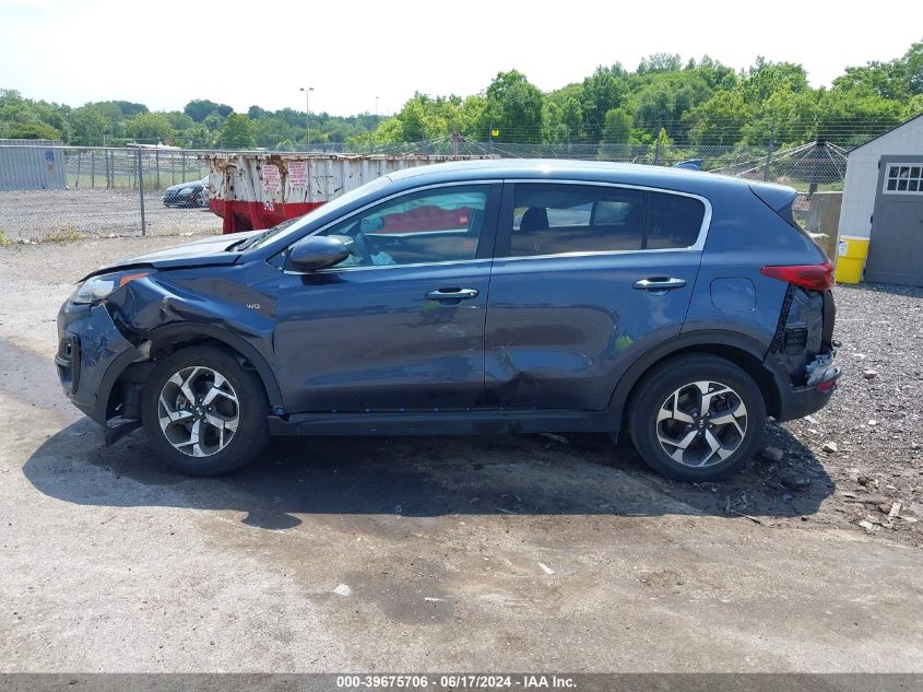 2021 Kia Sportage Lx VIN: KNDPMCAC1M7869443 Lot: 39675706