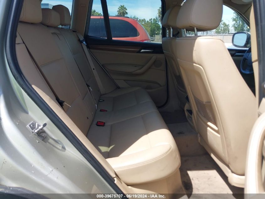 2011 BMW X3 xDrive28I VIN: 5UXWX5C58BL710354 Lot: 39675707