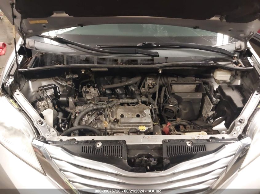 2011 Toyota Sienna Limited V6 VIN: 5TDYK3DC6BS001429 Lot: 39675728