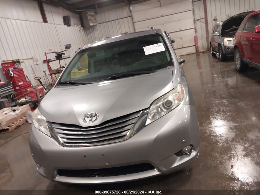 2011 Toyota Sienna Limited V6 VIN: 5TDYK3DC6BS001429 Lot: 39675728