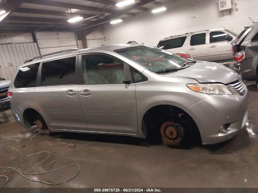 2011 Toyota Sienna Limited V6 VIN: 5TDYK3DC6BS001429 Lot: 39675728