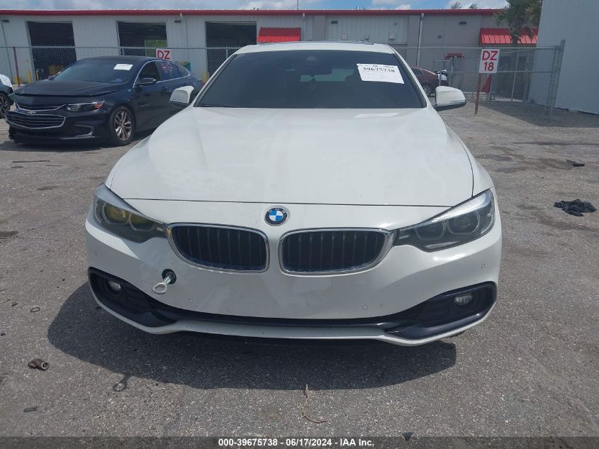 2019 BMW 430I Gran Coupe VIN: WBA4J1C55KBM12575 Lot: 39675738