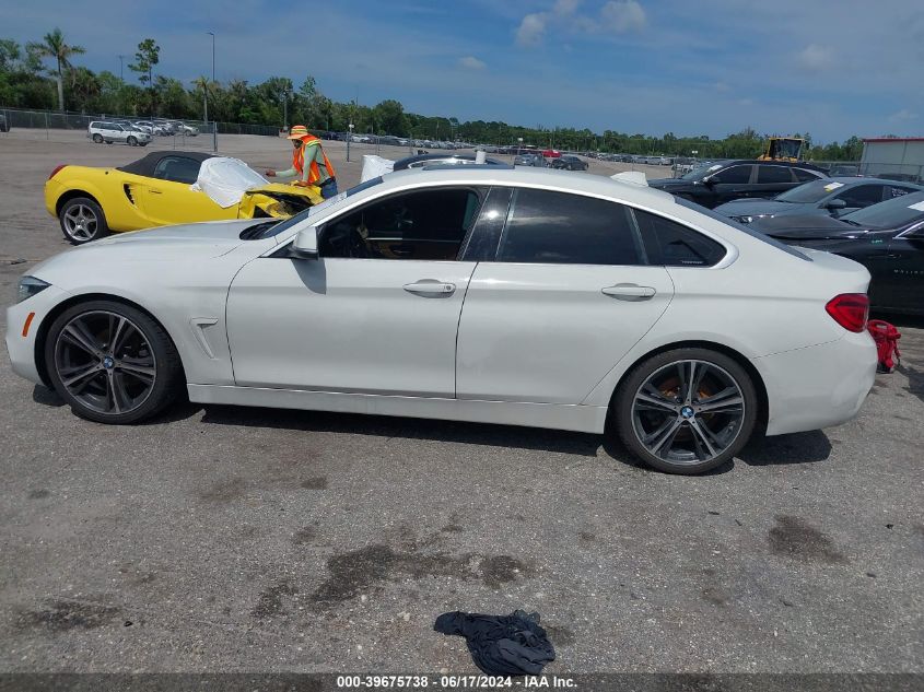 2019 BMW 430I Gran Coupe VIN: WBA4J1C55KBM12575 Lot: 39675738