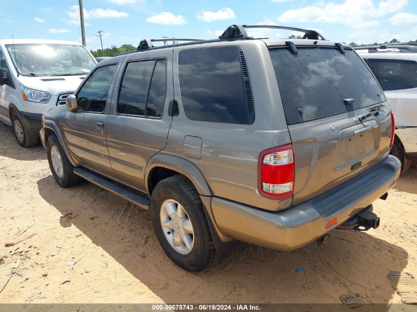 2001 Nissan Pathfinder Le/Se/Xe VIN: JN8DR09Y71W57921 Lot: 39675743