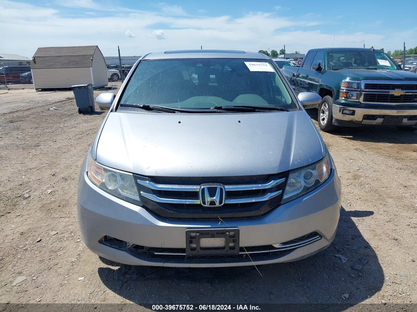 2016 HONDA ODYSSEY EX-L VIN: 5FNRL5H65GB056595