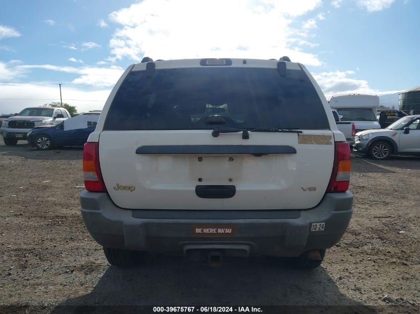 2000 Jeep Grand Cherokee Laredo VIN: 1J4GW48N0YC321769 Lot: 39675767