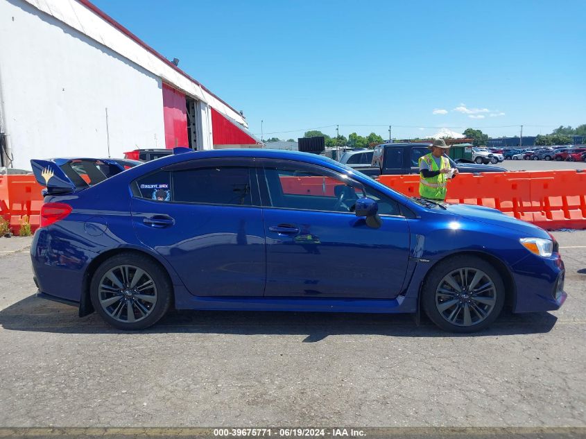 2018 Subaru Wrx VIN: JF1VA1A65J9807130 Lot: 39675771