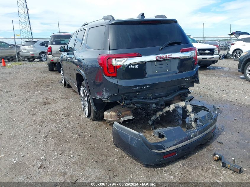 2021 GMC Acadia Awd Denali VIN: 1GKKNXLS8MZ118075 Lot: 39675794