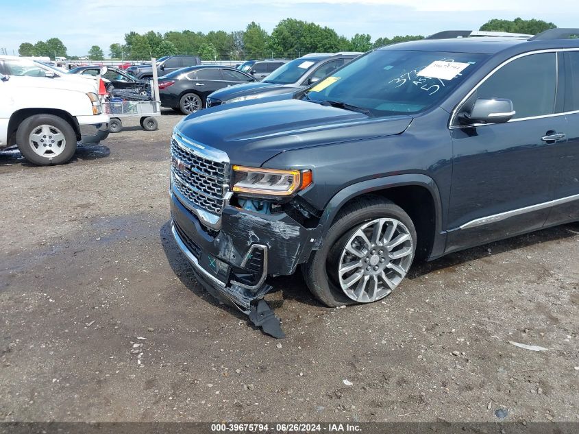 2021 GMC Acadia Awd Denali VIN: 1GKKNXLS8MZ118075 Lot: 39675794