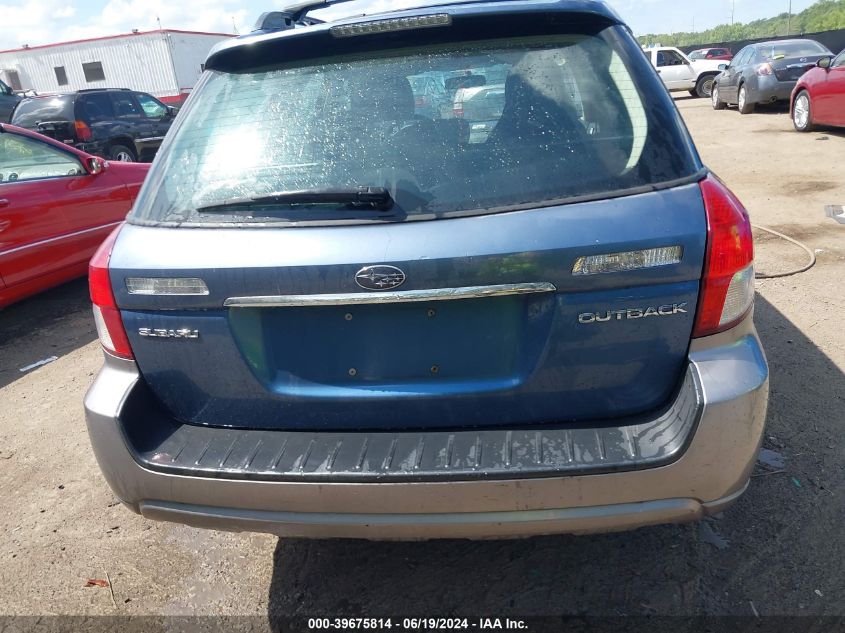 2008 Subaru Outback 2.5I/2.5I L.l. Bean Edition VIN: 4S4BP61C987301638 Lot: 39675814