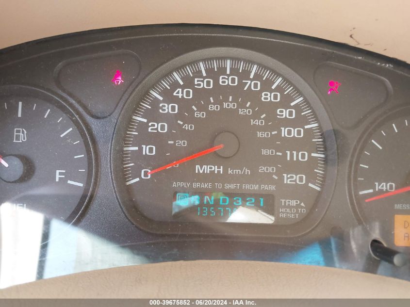 2000 Chevrolet Impala VIN: 2G1WF52E4Y9157720 Lot: 39675852