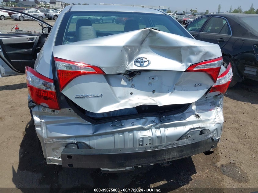 2016 Toyota Corolla Le Plus VIN: 5YFBURHE3GP395504 Lot: 39675863