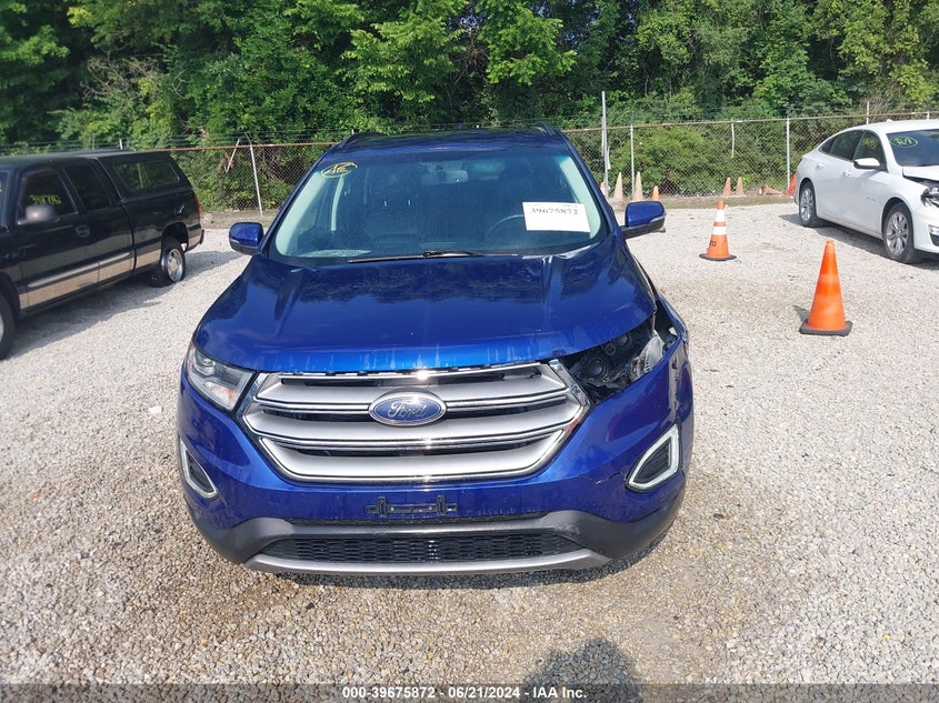 2015 Ford Edge Sel VIN: 2FMTK4J97FBB76834 Lot: 39675872