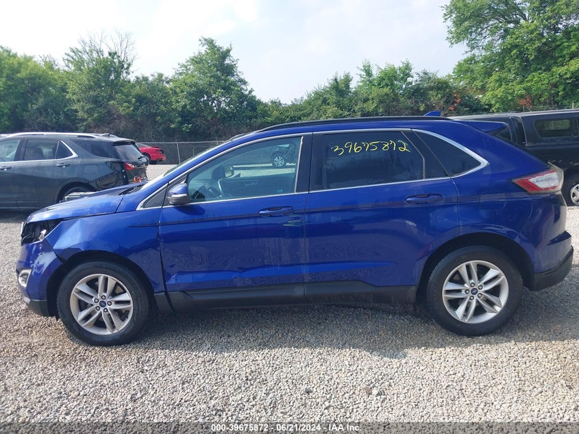 2015 Ford Edge Sel VIN: 2FMTK4J97FBB76834 Lot: 39675872