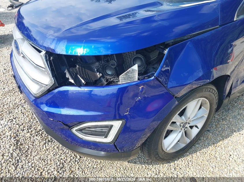 2015 Ford Edge Sel VIN: 2FMTK4J97FBB76834 Lot: 39675872