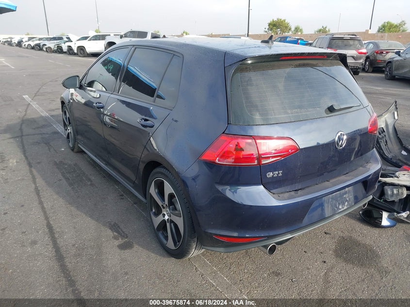 2015 VOLKSWAGEN GOLF GTI 2.0T S 4-DOOR - 3VW4T7AUXFM046425