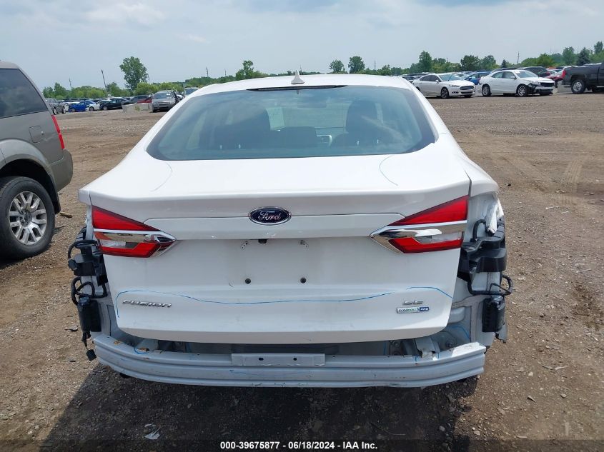 2020 Ford Fusion Se VIN: 3FA6P0T95LR180473 Lot: 39675877