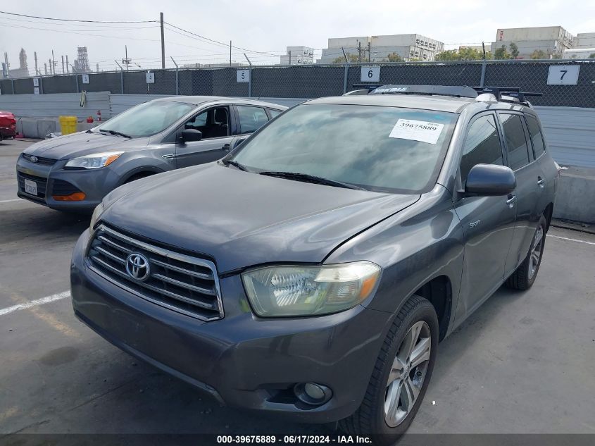 2008 Toyota Highlander Sport VIN: JTEDS43A582002085 Lot: 39675889