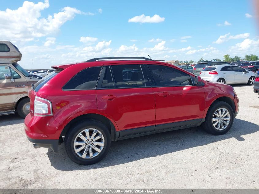 2007 Ford Edge Sel Plus VIN: 2FMDK49C27BA52847 Lot: 39675890