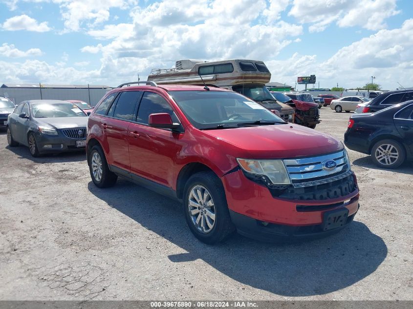 2007 Ford Edge Sel Plus VIN: 2FMDK49C27BA52847 Lot: 39675890