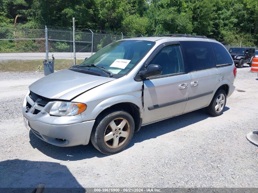 2005 Dodge Caravan Sxt VIN: 1D4GP45R75B407305 Lot: 39675900