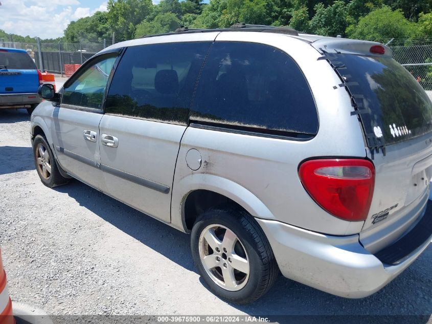 2005 Dodge Caravan Sxt VIN: 1D4GP45R75B407305 Lot: 39675900