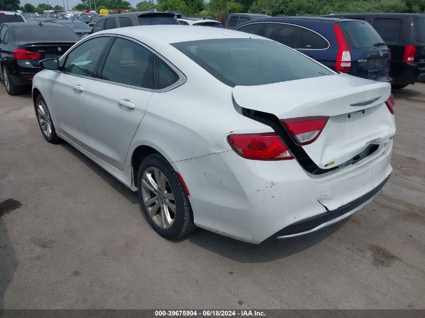 2015 Chrysler 200 Limited VIN: 1C3CCCAB7FN640163 Lot: 39675904