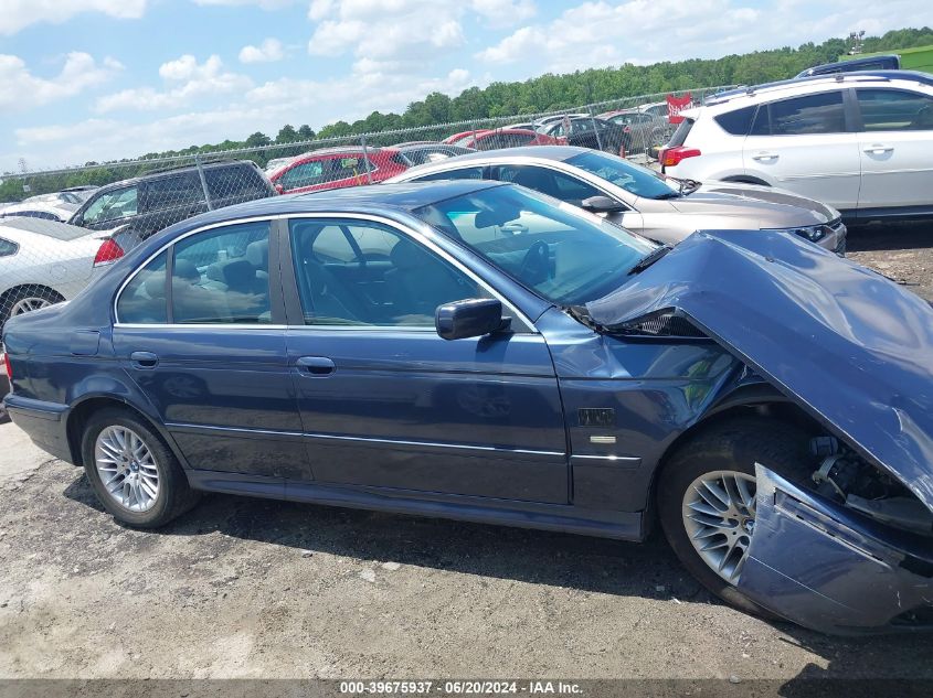 2002 BMW 530 I VIN: WBADT53402CE93457 Lot: 39675937