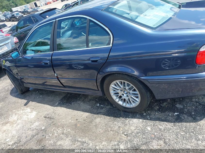 2002 BMW 530 I VIN: WBADT53402CE93457 Lot: 39675937