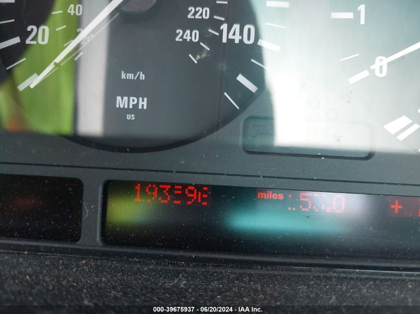 2002 BMW 530 I VIN: WBADT53402CE93457 Lot: 39675937