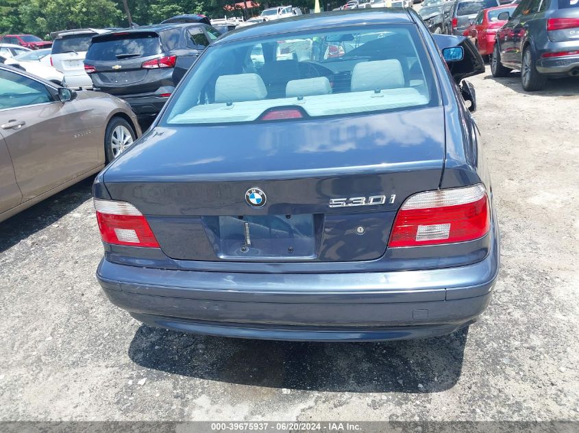 2002 BMW 530 I VIN: WBADT53402CE93457 Lot: 39675937