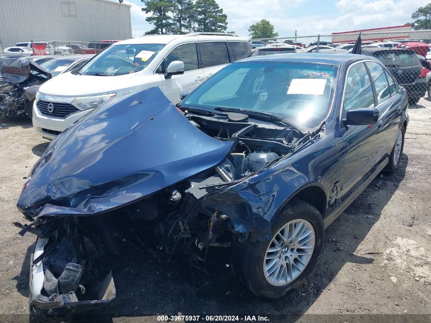 2002 BMW 530 I VIN: WBADT53402CE93457 Lot: 39675937