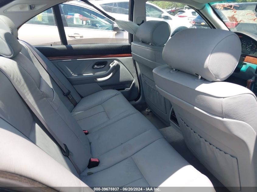 2002 BMW 530 I VIN: WBADT53402CE93457 Lot: 39675937