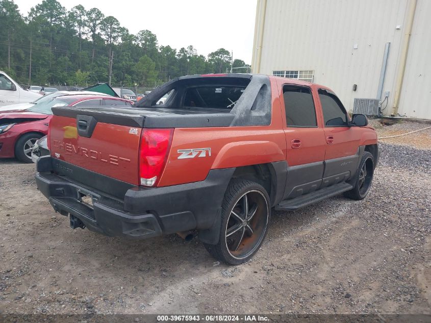 2003 Chevrolet Avalanche 1500 VIN: 3GNEK13T83G149808 Lot: 39675943