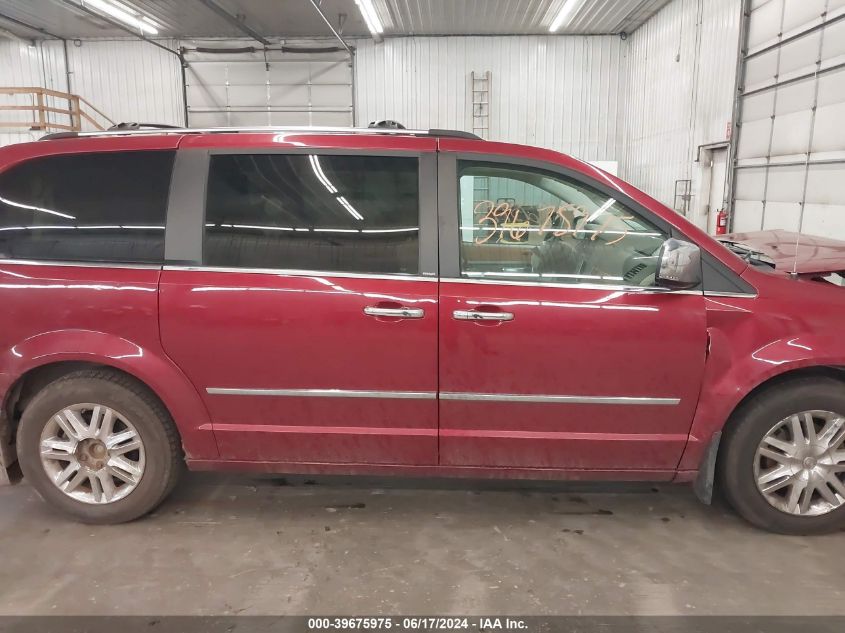 2010 Chrysler Town & Country New Limited VIN: 2A4RR7DX1AR501851 Lot: 39675975