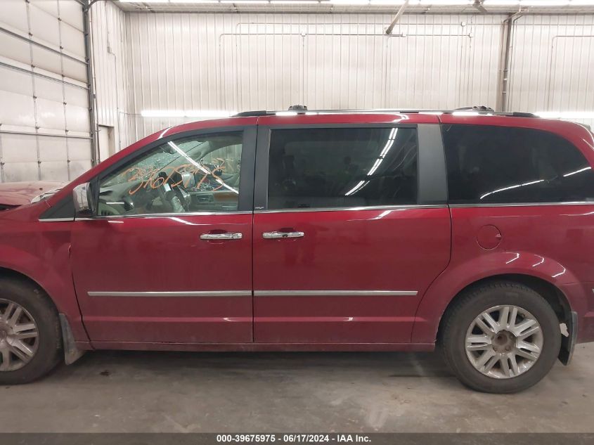 2010 Chrysler Town & Country New Limited VIN: 2A4RR7DX1AR501851 Lot: 39675975