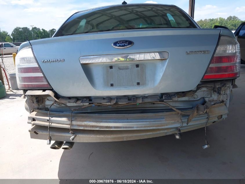 2008 Ford Taurus Limited VIN: 1FAHP25W08G166938 Lot: 39675976