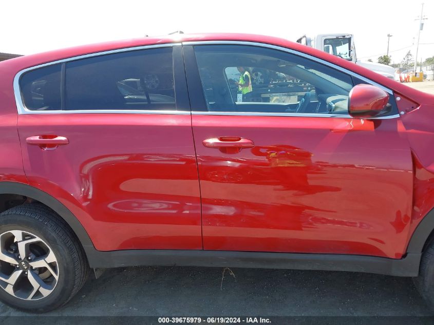 2021 Kia Sportage Lx VIN: KNDPM3AC6M7856574 Lot: 39675979