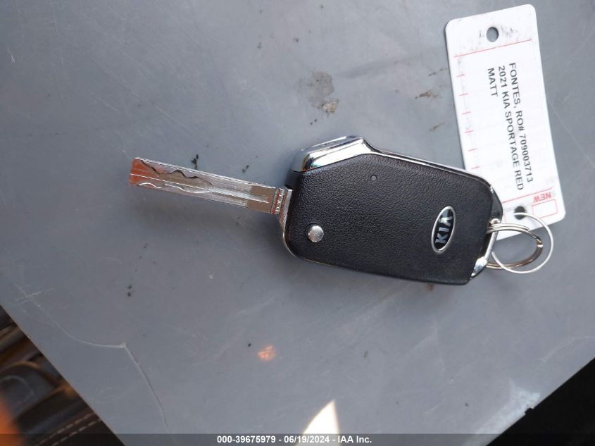 2021 Kia Sportage Lx VIN: KNDPM3AC6M7856574 Lot: 39675979